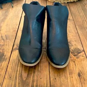 Black ankle boots